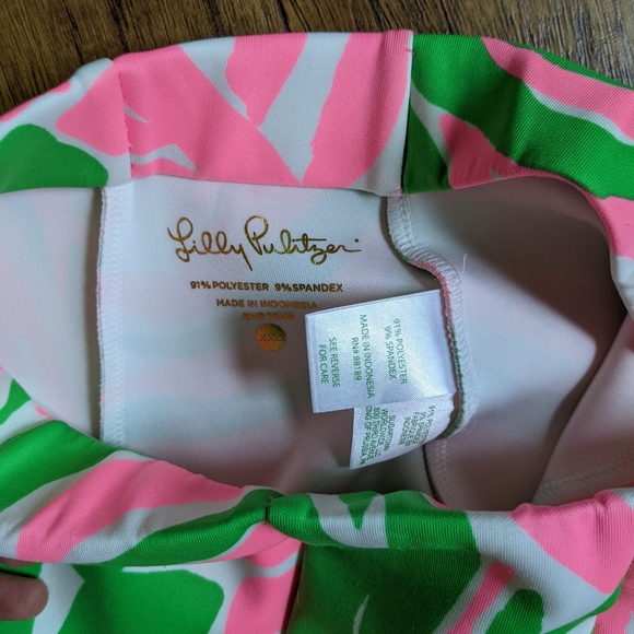 EUC Lilly Pulitzer Neri Top and Shorts Sneaky Tiki Set XXS - Picture 6 of 6